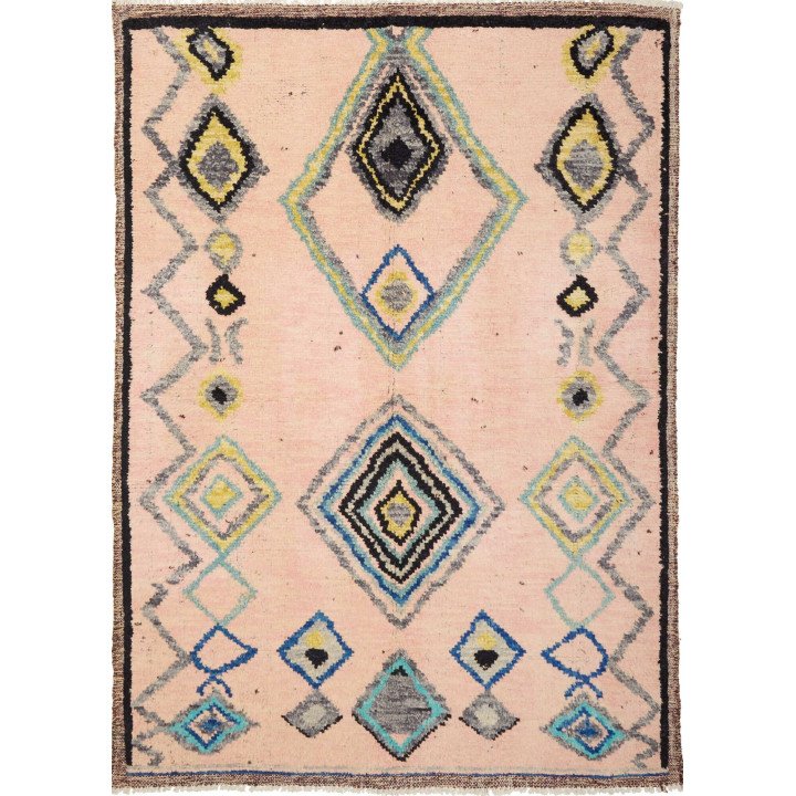 Tappeto Originale Berbero Pakistan 158x220 Rosa