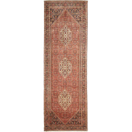 Tappeto Originale Bidjar Persia 93x290 Rosso Ru