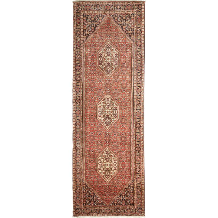 Tappeto Originale Bidjar Persia 93x290 Rosso Ru