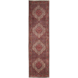 Hand Made Rug Bidjar Persia 77x310 Brick Red Iv