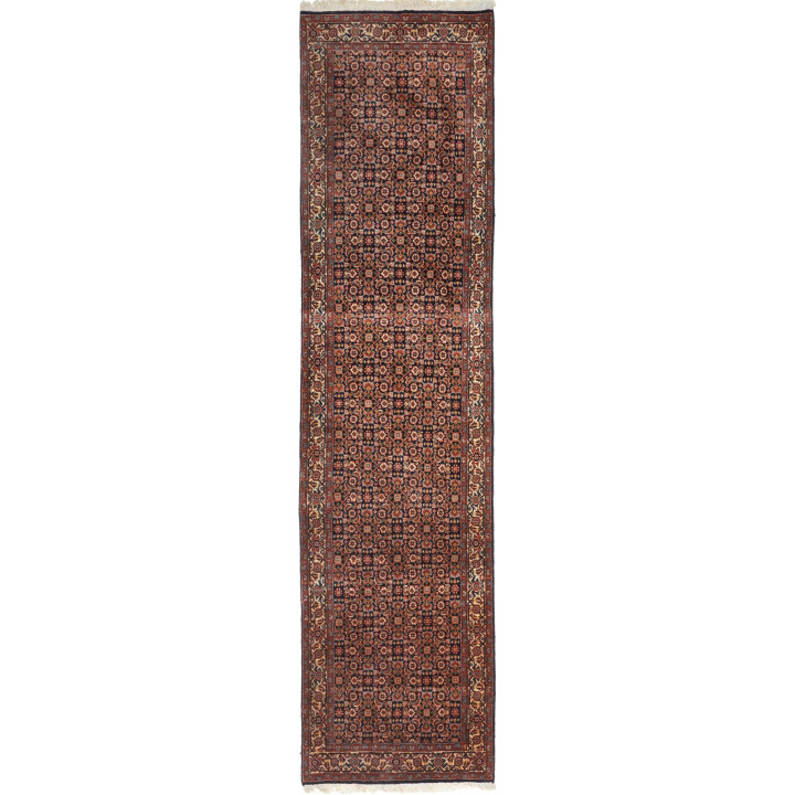 Hand Made Rug Bidjar Persia 70x290 Dark Brown B