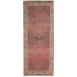 Hand Made Rug Bidjar Persia 80x196 Rust Red Dar