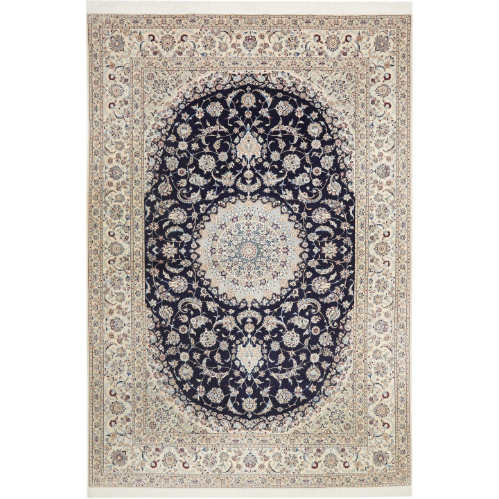 Hand Made Rug Nain 6la Persia 205x307 Midnight