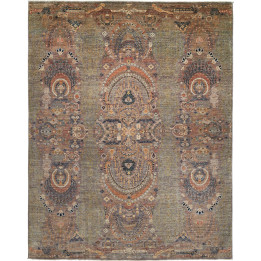 Tappeto Originale Floralia Pakistan 247x309 Gri
