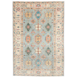 Hand Made Rug Kazak Fine Pakistan 208x303 Light