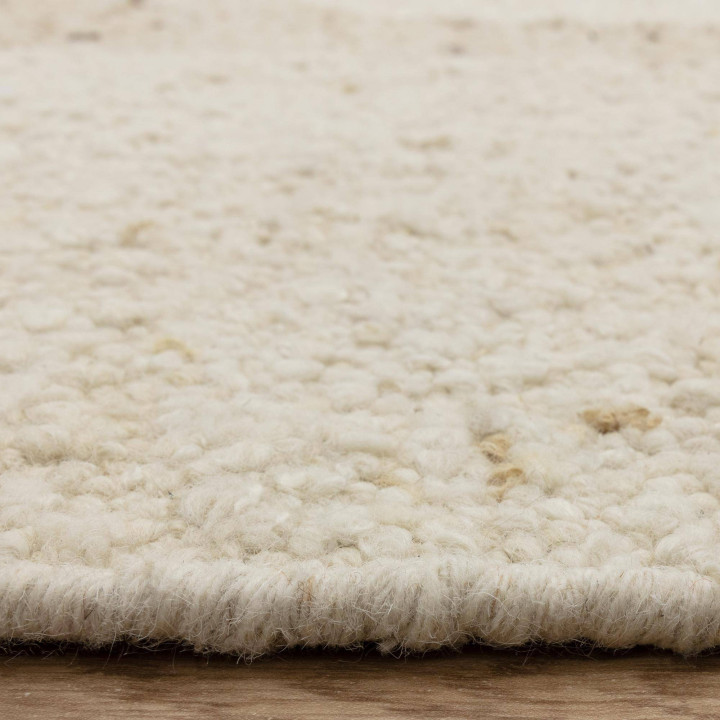 Rug Napa geometric light beige and taupe with br