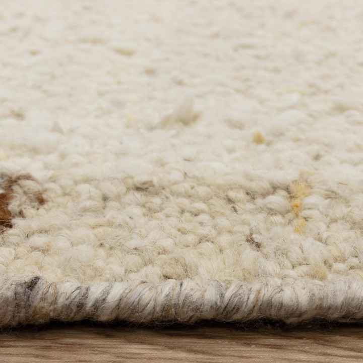 Rug Napa plain beige ivory light brown 160x230 c