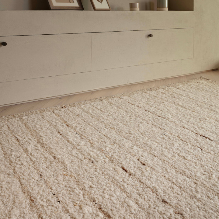 Tappeto Napa geometrico beige e naturale 240x340