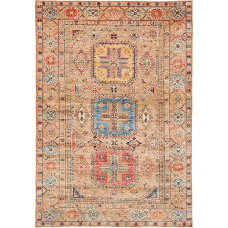 Rug Kazak Fine Pakistan 170x243 Beige Ochre