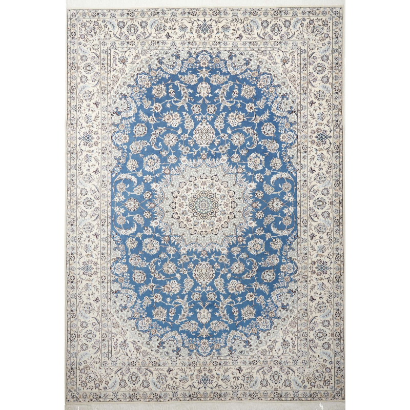 Nain 9la 248x353 Cm Nain 9la, Persia, Hand-carded Wool And