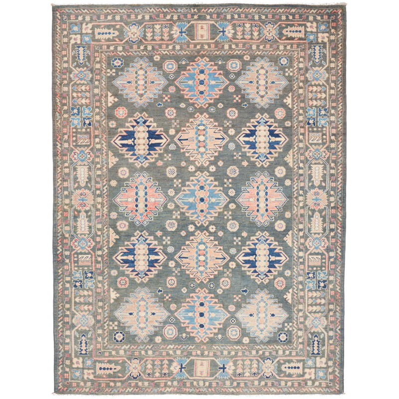 Rug Kazak Afghanistan 174x230 Petrol Green Mute