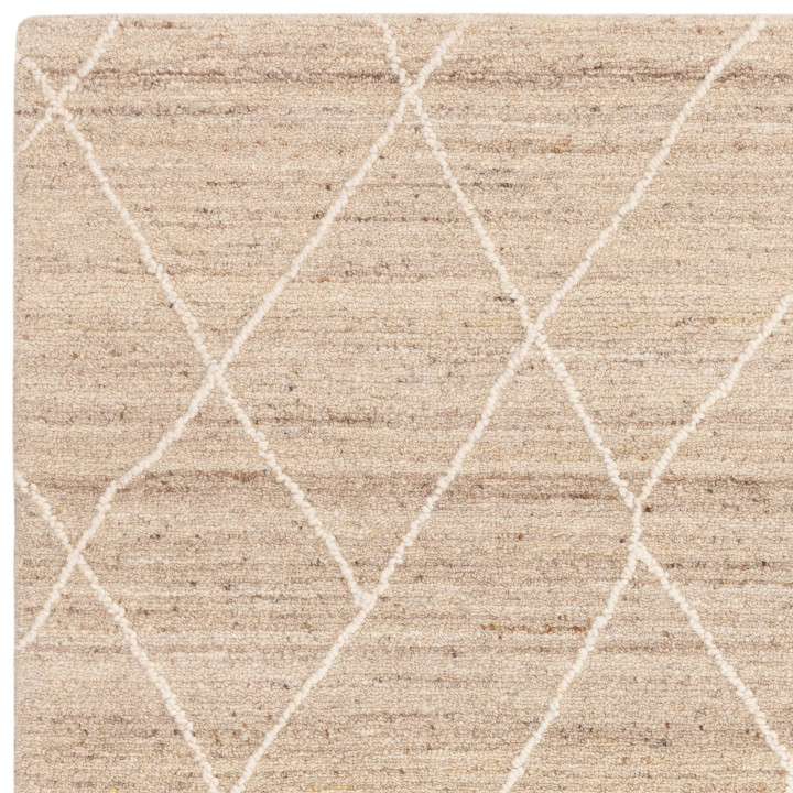 Tappeto Noah geometrico beige e tortora chiaro 1