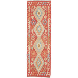 Rug Kilim Afghanistan 63x197 Dark Grey Brown
