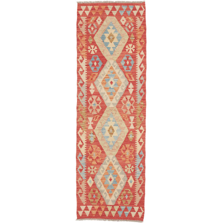 Rug Kilim Afghanistan 63x197 Dark Grey Brown