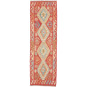 Rug Kilim Afghanistan 63x197 Dark Grey Brown