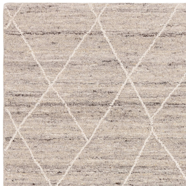 Tappeto Noah geometrico grigio chiaro tortora e