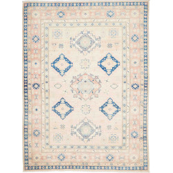 Rug Kazak Afghanistan 148x201 Ivory Blue Pink