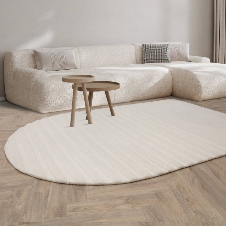Rug Olsen geometric cream and off-white 120x170