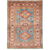 Rug Kazak Fine Pakistan 100x134 Turquoise Blue