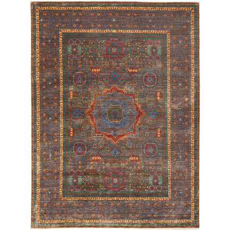 Rug Mamlouk Pakistan 156x205 Dark Brown Petrol