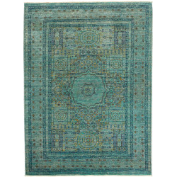 Rug Mamlouk Pakistan 128x178 Emerald Turquoise
