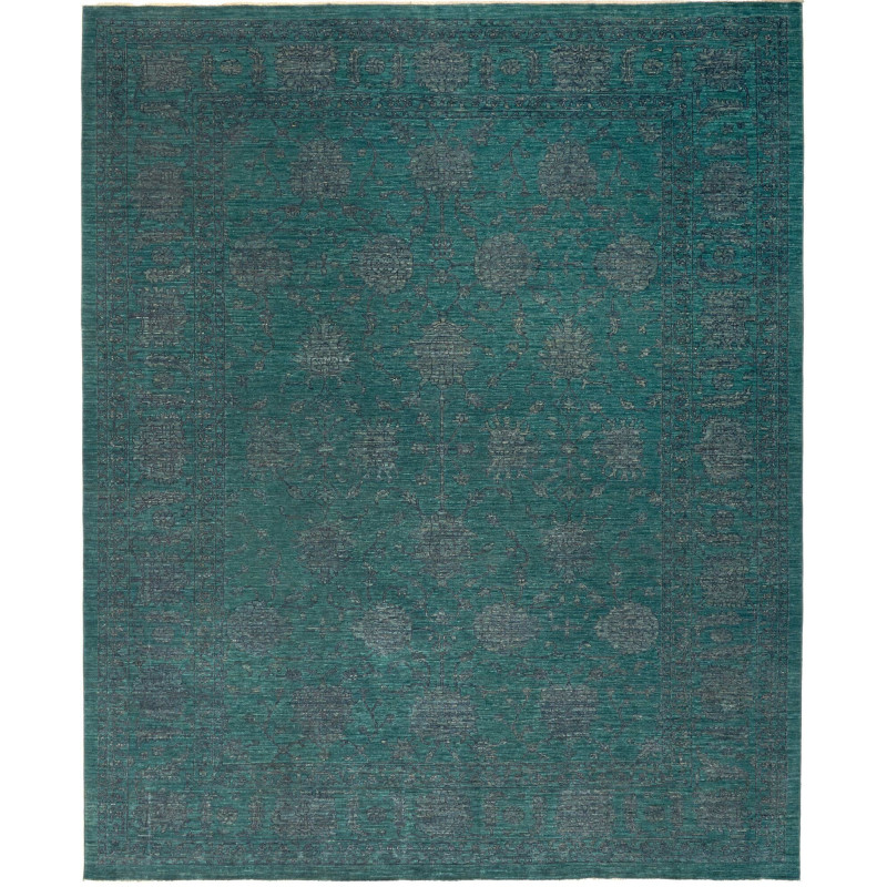 Rug Ziegler Fine Pakistan 246x303 Teal Charcoal
