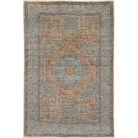 Rug Mamlouk Pakistan 99x152 Dust Blue Ocher Bro