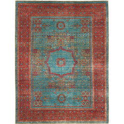 Rug Mamlouk Pakistan 177x235 Turquoise Ruby Red