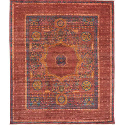Rug Mamlouk Pakistan 246x293 Brick Red Blue Gol