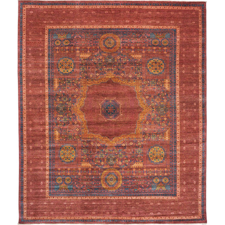 Rug Mamlouk Pakistan 246x293 Brick Red Blue Gol