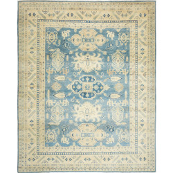 Rug Kazak Afghanistan 242x293 Sky Blue Cream Be