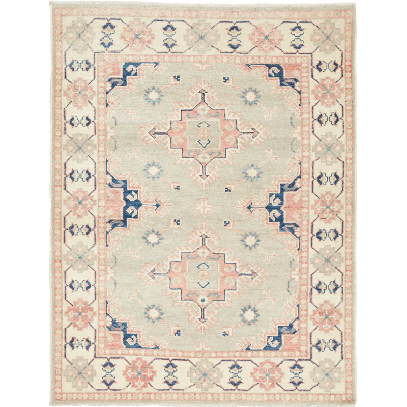 Rug Kazak Afghanistan 105x135 Sage Green Dusty