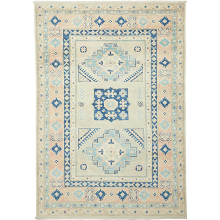 Rug Kazak Afghanistan 120x183 Beige Light Blue