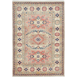 Rug Kazak Afghanistan 85x124 Sandy Beige Coral