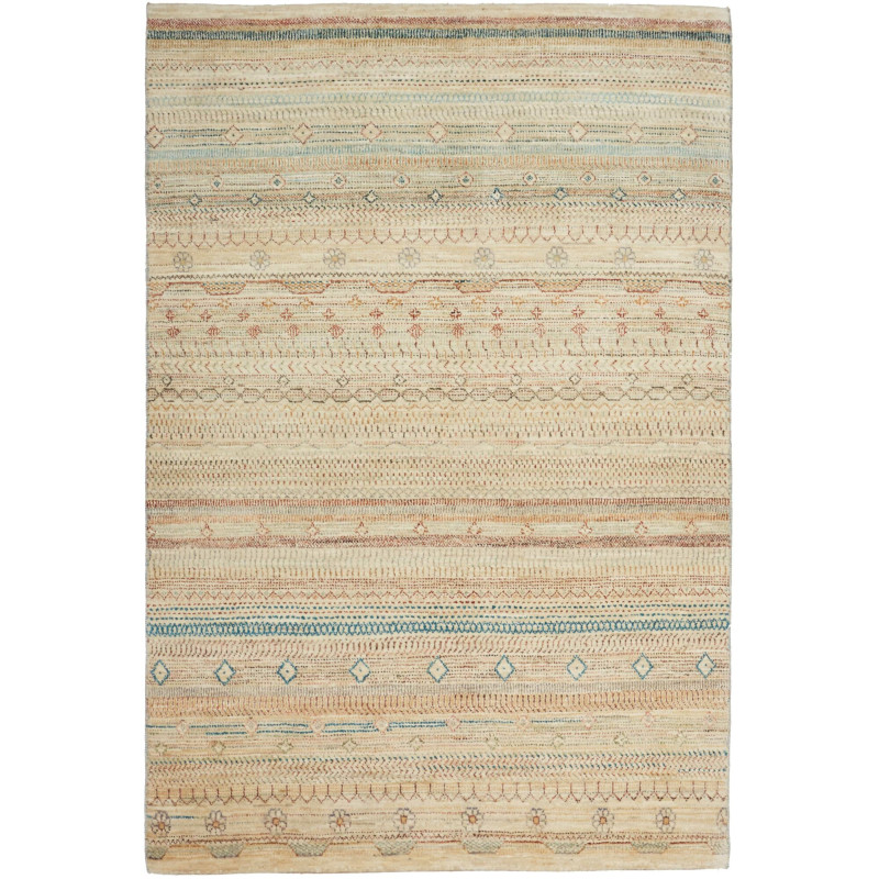 Rug Royal Gabbeh Pakistan 133x199 Cream Blue Te