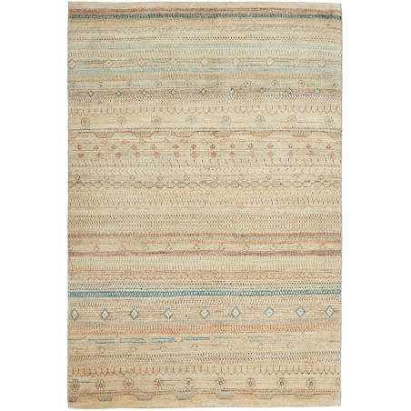 Rug Royal Gabbeh Pakistan 133x199 Cream Blue Te