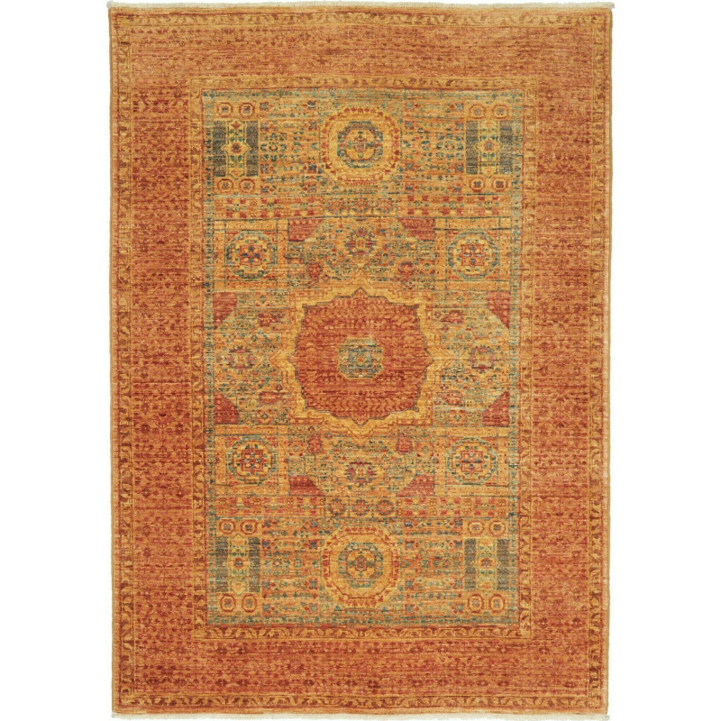 Rug Mamlouk Pakistan 101x145 Terracotta Orange