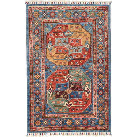 Rug Ziegler Fine Pakistan 80x122 Blue Red Gold