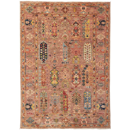Rug Tribal Pakistan 129x180 Terracotta Sapphire