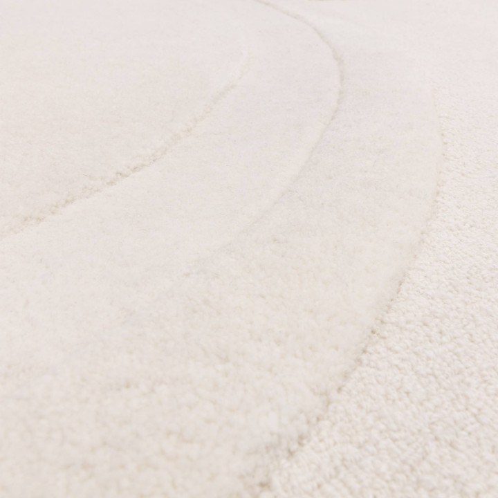 Rug Olsen geometric cream and white 120x170 cm