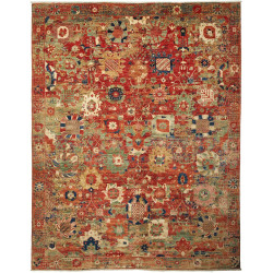 Rug Ziegler Fine Pakistan 274x355 Rust Red Sage