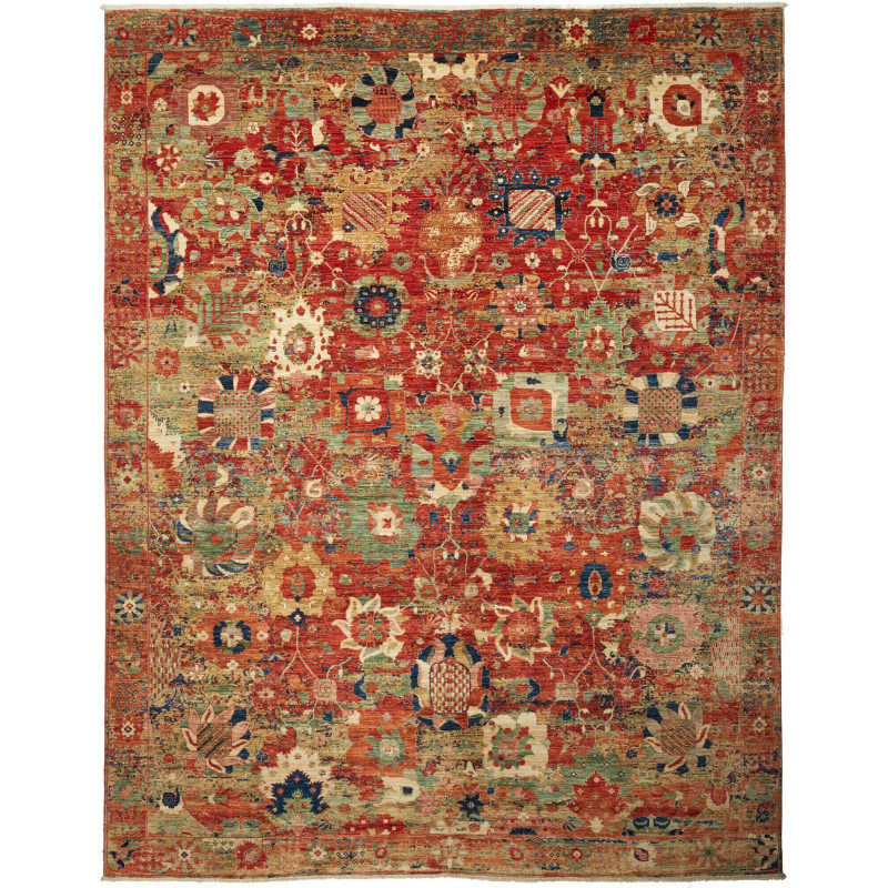 Rug Ziegler Fine Pakistan 274x355 Rust Red Sage
