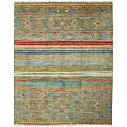 Rug Rubin Pakistan 248x307 Grey Teal Burnt Terr