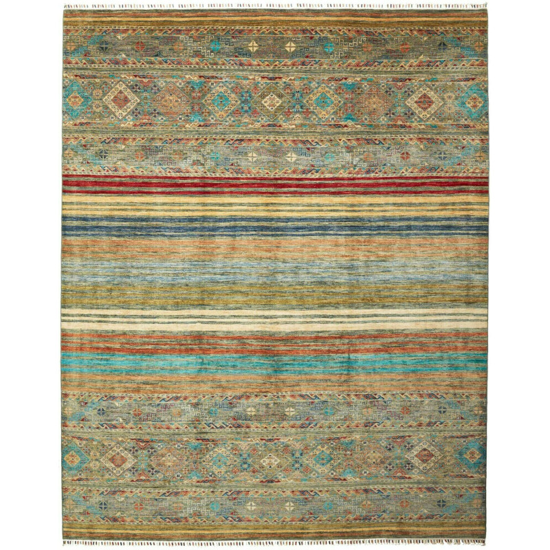 Rug Rubin Pakistan 248x307 Grey Teal Burnt Terr
