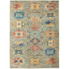 Rug Tribal Pakistan 149x206 Teal Blue Red Yello