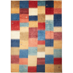 Rug Mosaic Pakistan 244x343 Dark Blue Light Blu