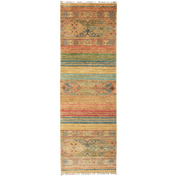 Rug Rubin Pakistan 79x251 Beige Gold Red Green