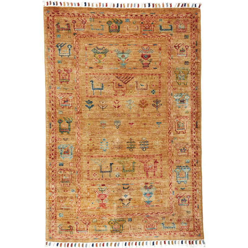 Rug Rubin Pakistan 78x113 Golden Yellow Terraco