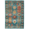 Rug Tribal Pakistan 80x121 Turquoise Orange Ter