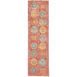 Rug Tribal Pakistan 75x278 Burnt Red Orange Och